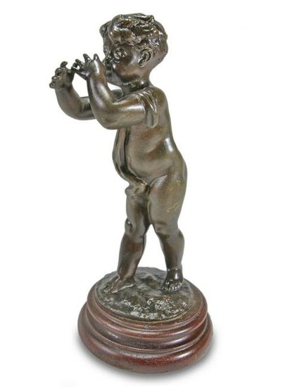 Louis KLEY (1833-1911) girl bronze sculpture