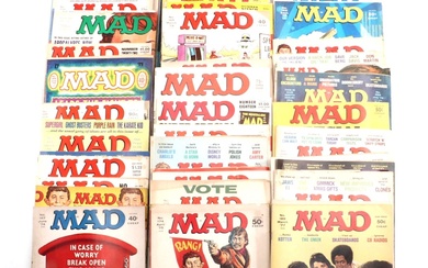 "MAD" Comic Books and Magazine Issues, Late 20th Century