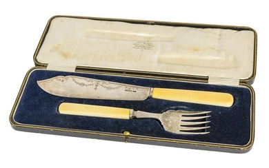 Manchester Silver Fish Fork & Knife