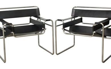 Marcel Breuer for Knoll "Wassily" Armchairs, Pair
