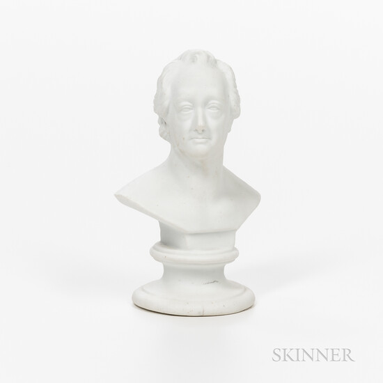 Meissen Bisque Bust of Goethe