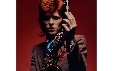 Mick Rock, David Bowie, Saxophone, 1973