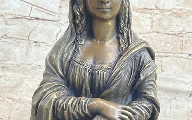 Mona Lisa Bust Bronze Statue