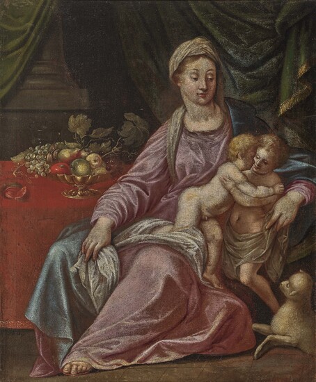 Monogrammist HCG - Maria mit dem Kind und dem Johannesknaben