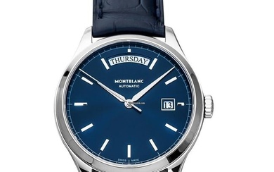 Montblanc Heritage Chronometrie 118225 - Heritage Chronometrie Automatic Blue Dial Stainless Steel