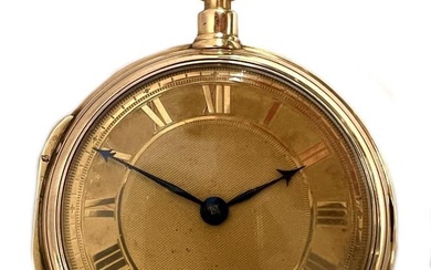 An early 19th century pair cased quarter repeating pocket watch