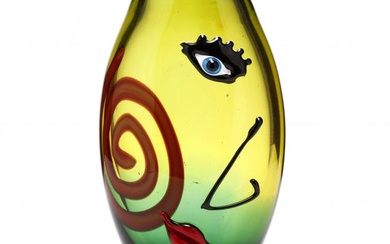 Murano, Art Glass Face Vase