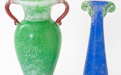 Murano Venetian Vitreous Color Glass Vase, 2