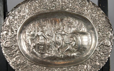 Nuremberg silver salver