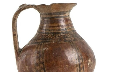 OLPETTA DAUNIA GEOMETRICA VII - VI secolo a.C. alt. cm