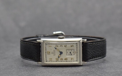 OMEGA rectangular nearly mint wristwatch calibre T17 in...