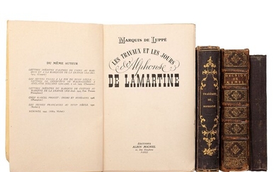Obras en Francés. Dictionnaire de Rimes / La Henriade / Tragédies de Sophocle / Les Travaux. Piezas: 4.