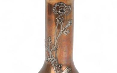 Otto Heintz, American Arts and Crafts vase, sterling silver ...