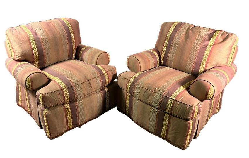 PAIR OF CLUB CHAIRS BY CAMERON