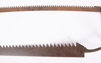 Pair of Early Large Hand Saws