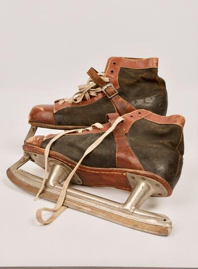 Pair of Vintage Ice Skates