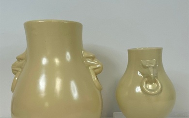 Pair studio Pottery vases