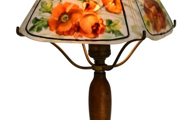 Pairpoint Puffy Floral Boudoir Lamp