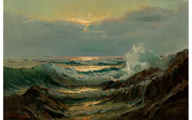 Paul Richard Schumann (1876-1946), Glowing Waves at Dawn