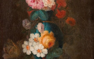 Philippe PARPETTE (? 1738 - ? 1806)Vase de fleurs sur un entablementToile et châssis d’originesSignée...