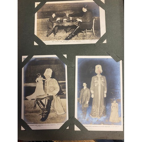 Postcards: An early 20th century album, of approximately 110...