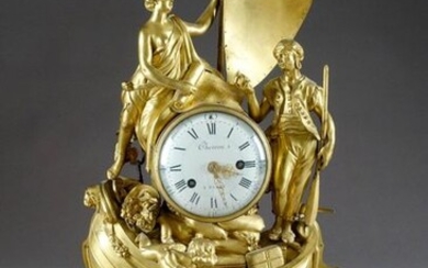 Rare et importante Pendule d’époque Louis XVI.