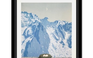Rene Magritte (1898-1967) "Le Domaine d'Arnheim (The Domain of Arnheim)" Lithograph