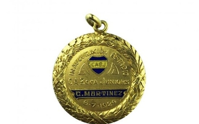River Plate football medal