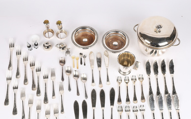 SILVER PLATED WARE (QTY).