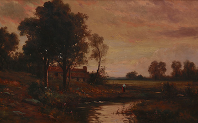 SPANISH SCHOOL, EARLY 20TH CENTURY. River view.