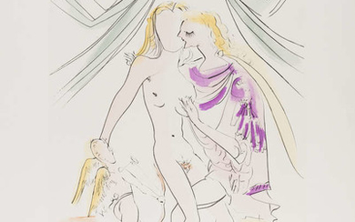 Salvador Dali (1904-1989) Venus, Mars et Cupidon (from Mythologie Nouvelle) (Field 71-8-H; M&L 487a)