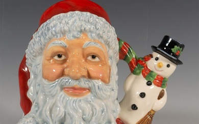 Santa with Snowman - D7238 - Royal Doulton Large Character...