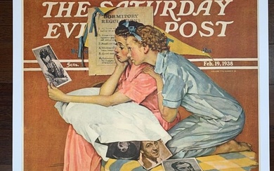 Saturday Evening Post - Art By Norman Rockwell (1938) 22x28 US Newstand Poster