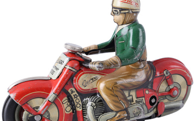 Schuco Curvo 1000 Motorrad Blechspielzeug, tin toy