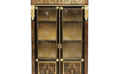 Showcase in Boulle style. 19th century.