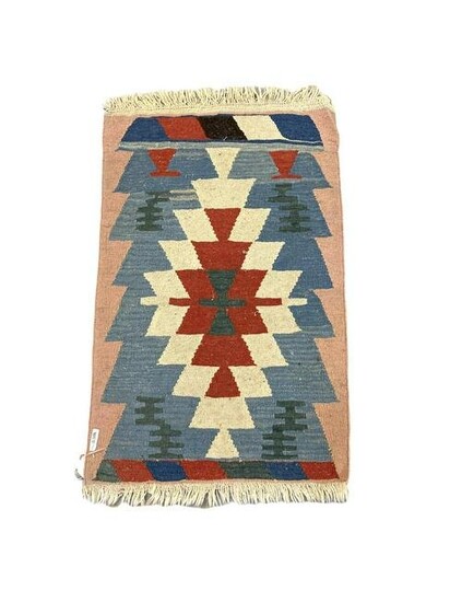 Small Antique Kilim Oriental Rug