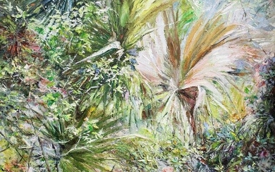 THERESE KNOWLES FLORIDA PALMS PAINTING