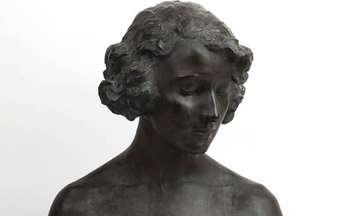 TORQUATO TAMAGNINI Perugia, 1886 - Rome, 1965 Bust of a...