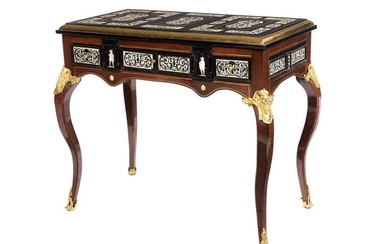 Table with inlays