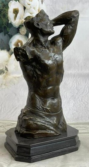 Tasteful Abstract Male Bronze Sculpture