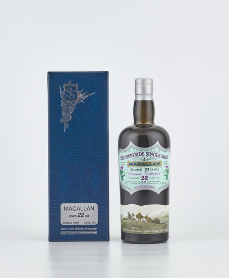 The Macallan Silver Seal Sestante Collection 22 Years 1989 (1 BT70)