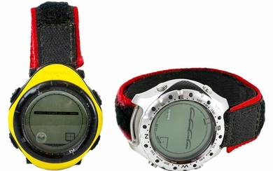 The pair of Expedition Watches worn by Pen Hadow on the 2003 expedition A pair of Suunto watch...
