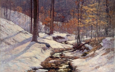 Theodore Clement Steele (American, 1847-1926) Winter