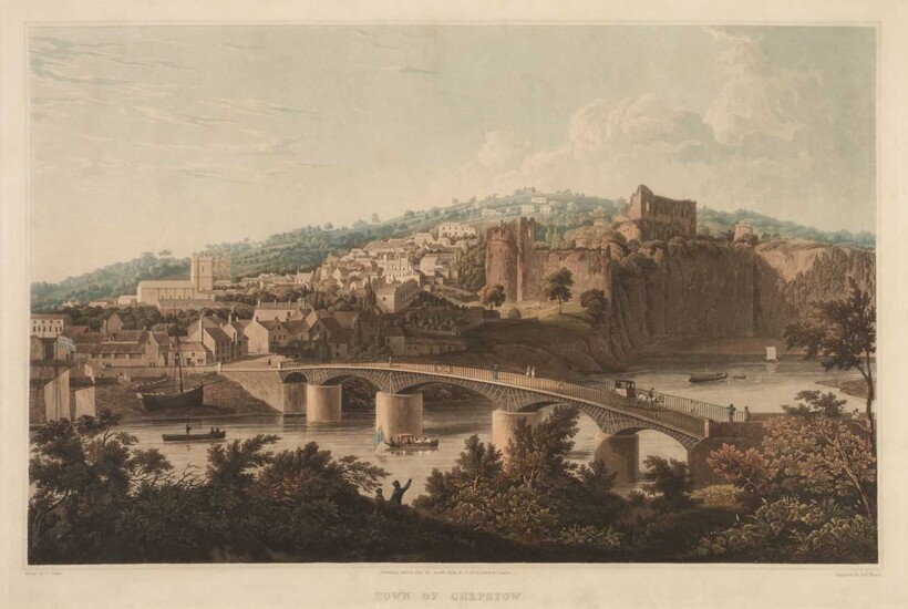 Town of Chepstow. Havell (Robert), 1826
