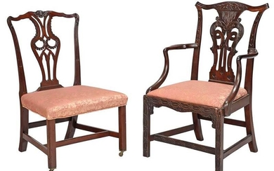 Two Period Chippendale Mahogany Chairs