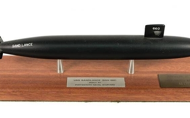 USS Sand Lance SSN-660 Submarine Model