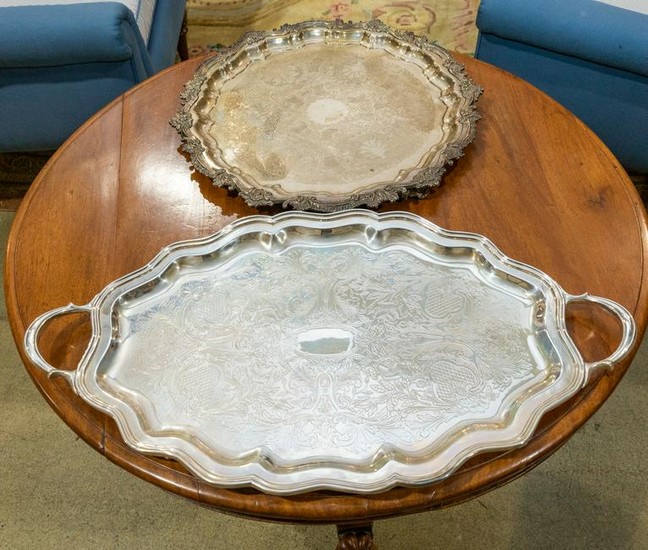W & S Blackinton - Silver Plate Tray and Salver