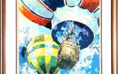 Wayland Moore, Hot Air Balloon Race 5, Screenprint