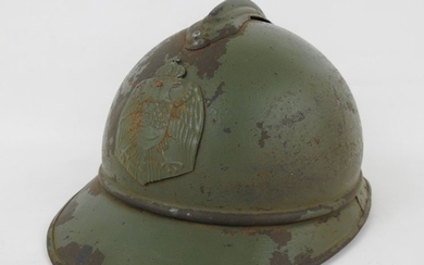 YUGOSLAVIA. Adrian M15 helmet with two-headed eagle from...