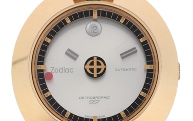 ZODIAC - a Vintage gold plated stainless steel Astrographic ...